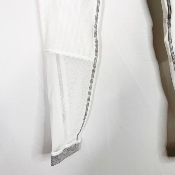 New Calia XS High Waist Filament 7/8 Leggings Alloy Heather Gray White Essential - Picture 5 of 14